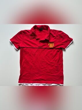Manchester United Red Polo Shirt - Size Small